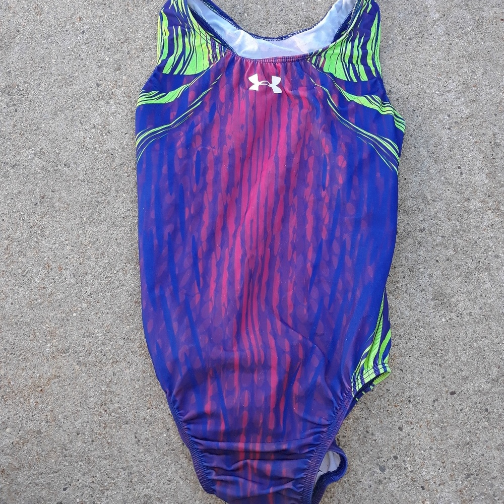 Extreme rare child large under armour leotard